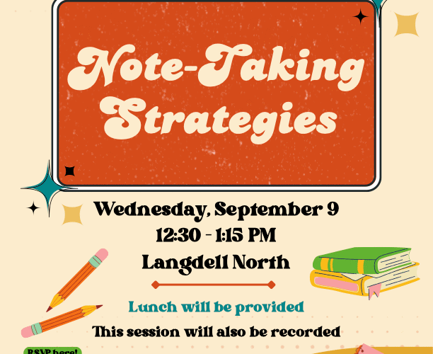 Image thumbnail for BSA Note-Taking Strategies Panel