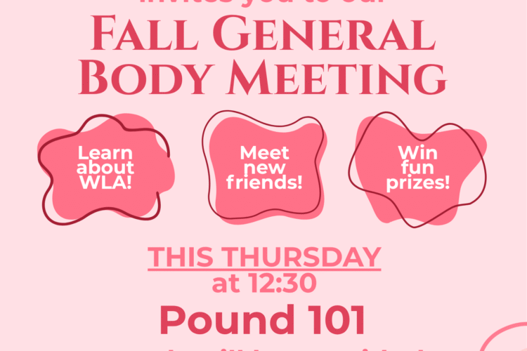 Image thumbnail for WLA General Body Meeting