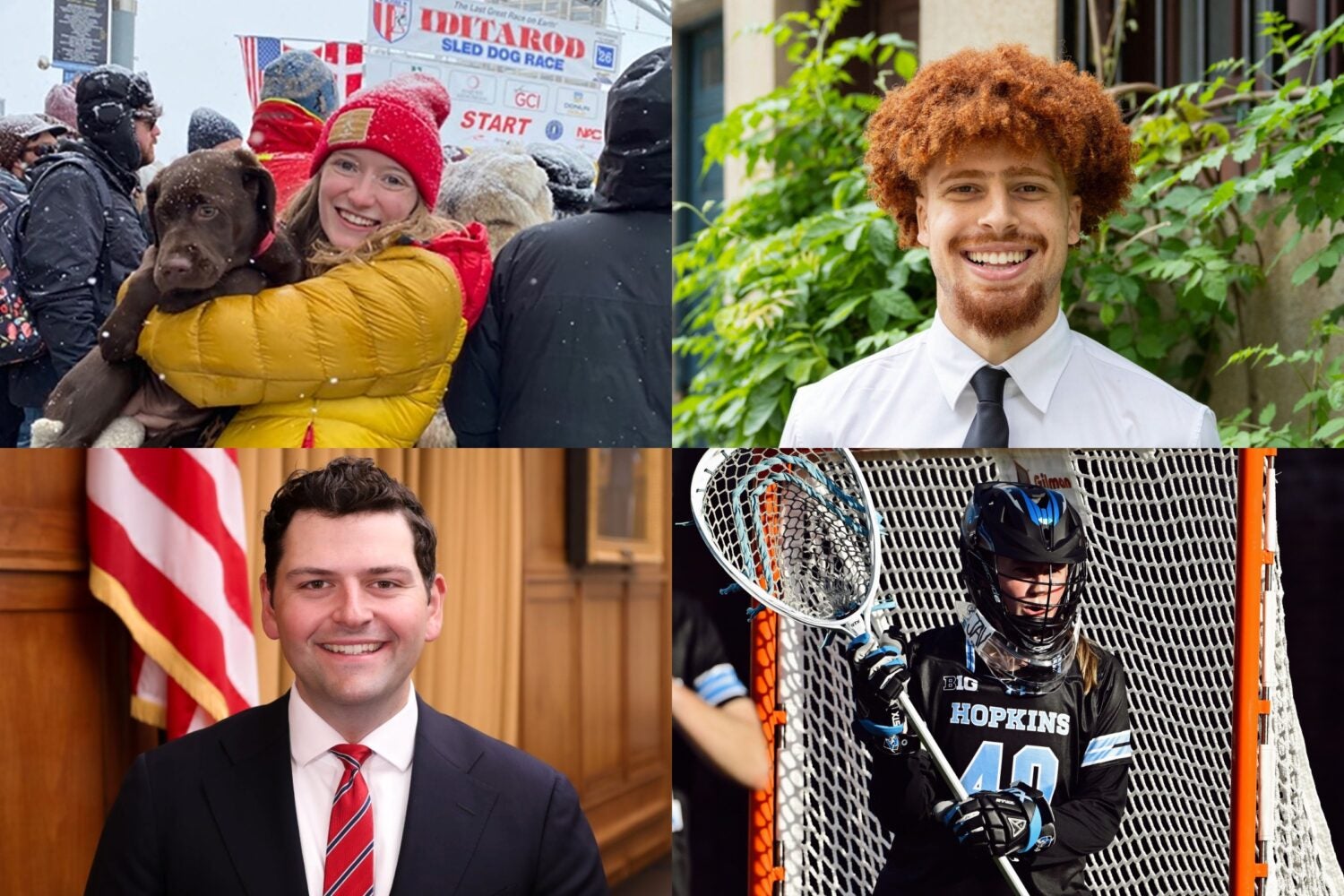 A collage of new students.