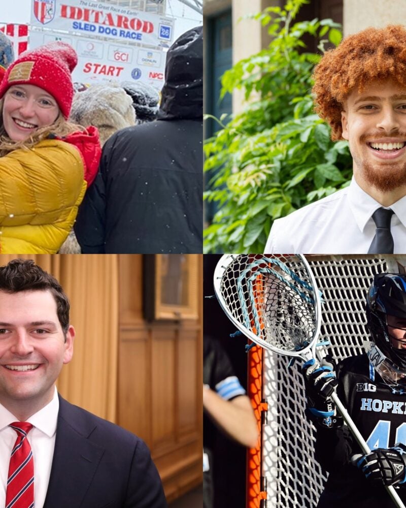 A collage of new students.