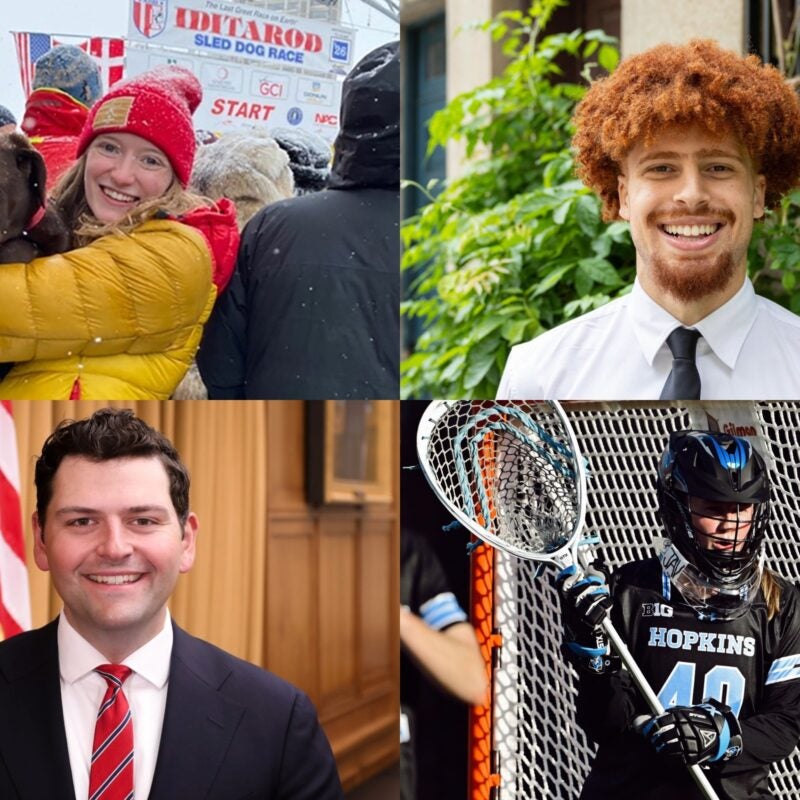 A collage of new students.