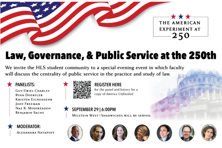 Image thumbnail for Law, Governance, and Public Service at the 250th