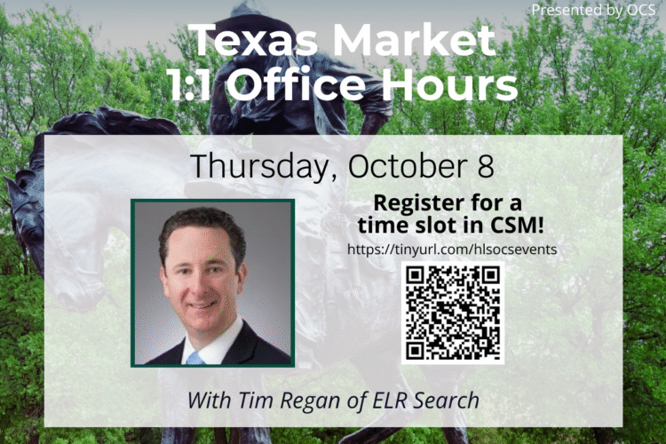 Image thumbnail for Texas Market 1:1 Office Hours with Tim Regan (virtual)
