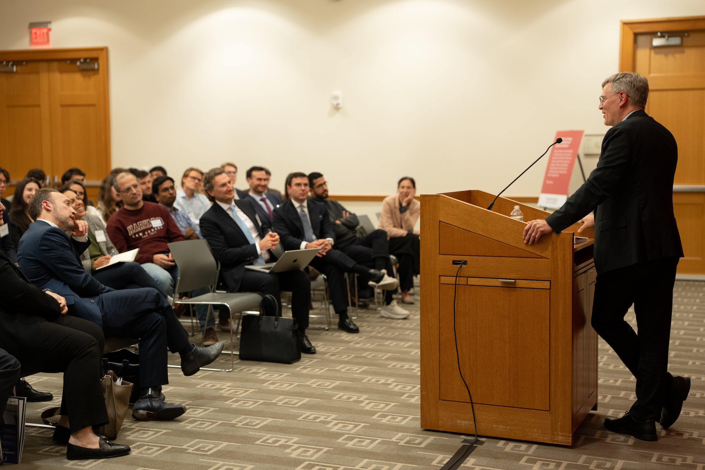 Sean D. Murphy responds to questions from the audience.