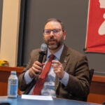 Stephen Sachs speaking at FedSoc event.