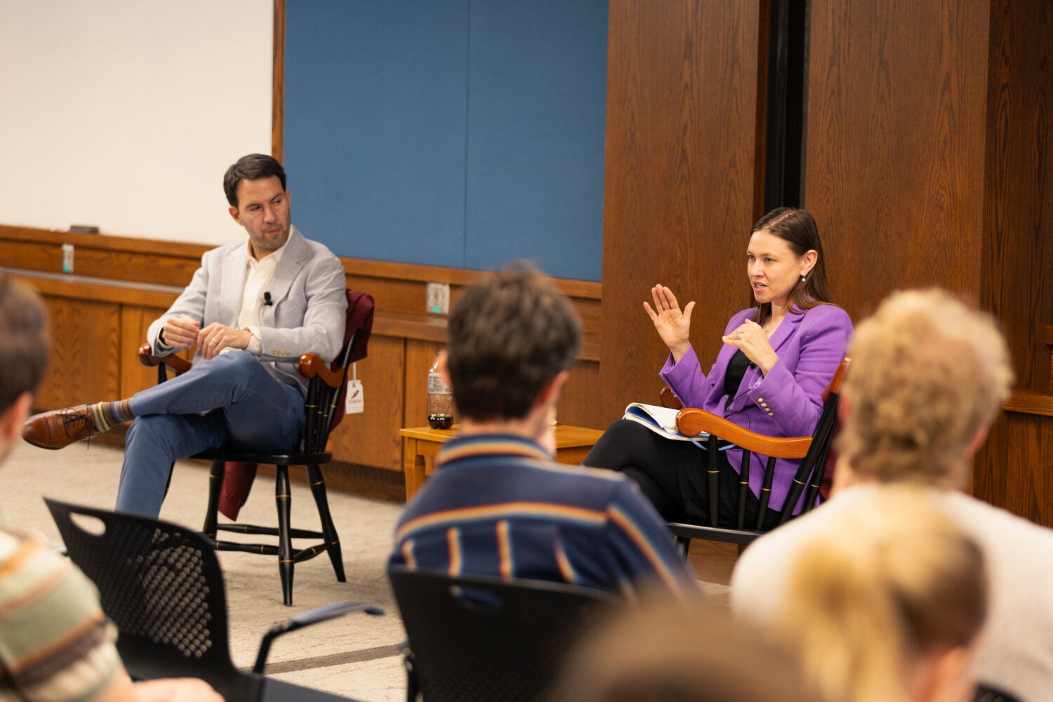 Nicholas Stephanopoulos and Ruth Greenwood.