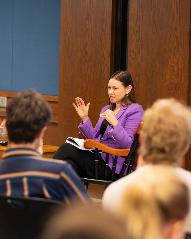 Nicholas Stephanopoulos and Ruth Greenwood.
