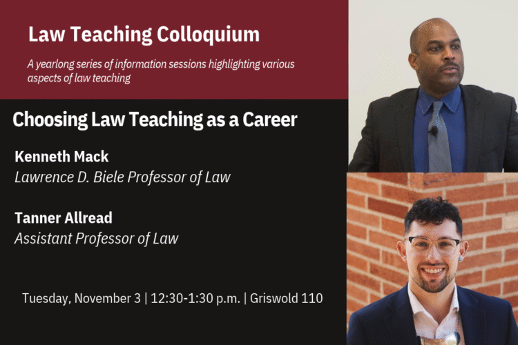 Image thumbnail for Choosing Law Teaching as a Career