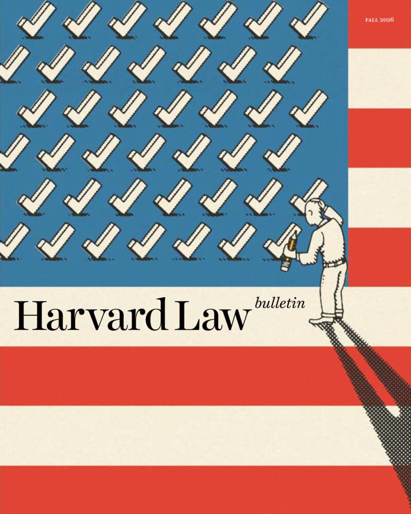 Cover of Fall 2026 Harvard Law Bulletin
