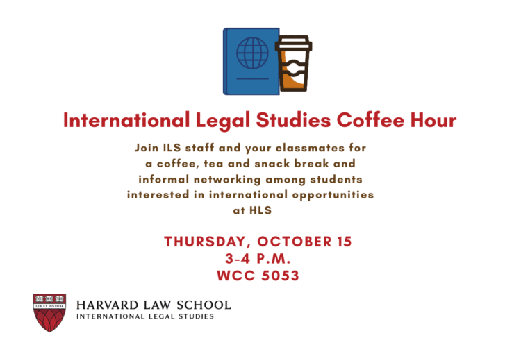 Image thumbnail for International Legal Studies Coffee Hour